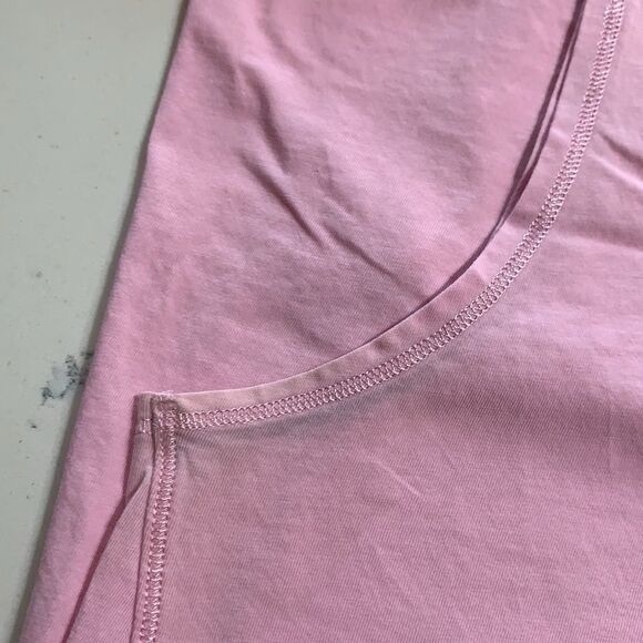 Ivivva (by lululemon) Cotton Tank Top Back Slit Light Pink Sz14 - Picture 10 of 12